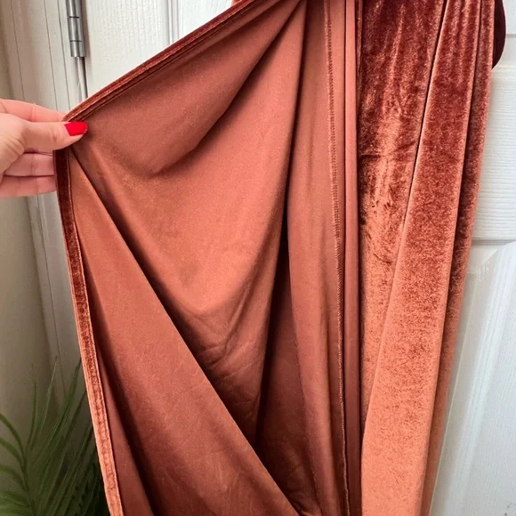 Baltic Born Elegant Velvet Wrap Dress - Picture 8 of 16